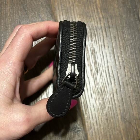 BOTTEGA VENETA coin case wallet card case intrecciato leather black unisex - Picture 13 of 16